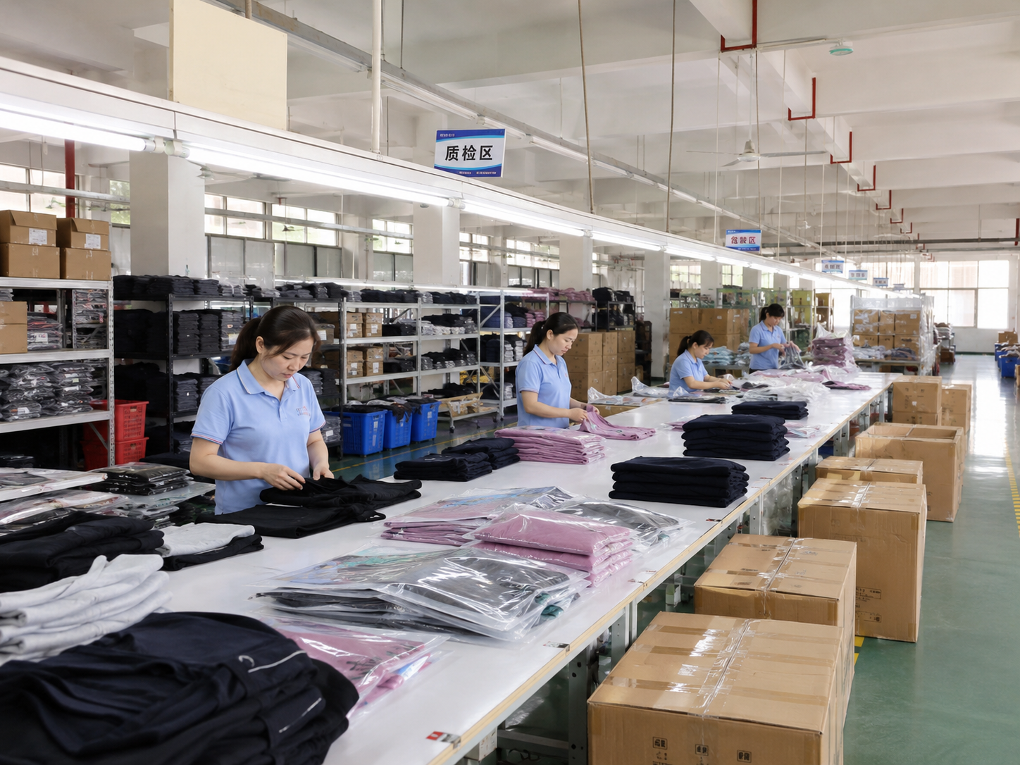 Quality control and packing area